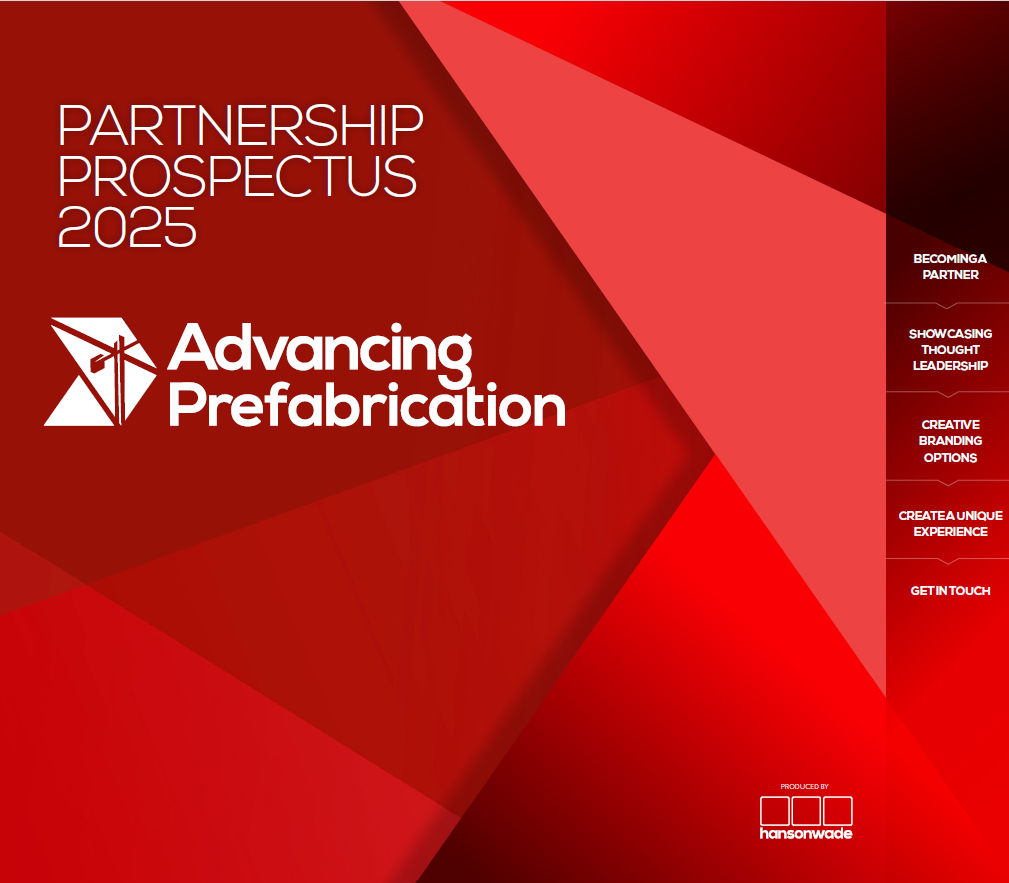 Advancing Prefabrication 2025 - Partnership Prospectus Front Cover