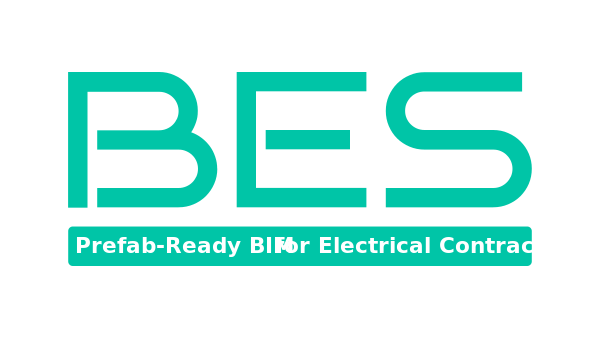 The logo for BES, a sponsor of Advancing Prefabrication 2026