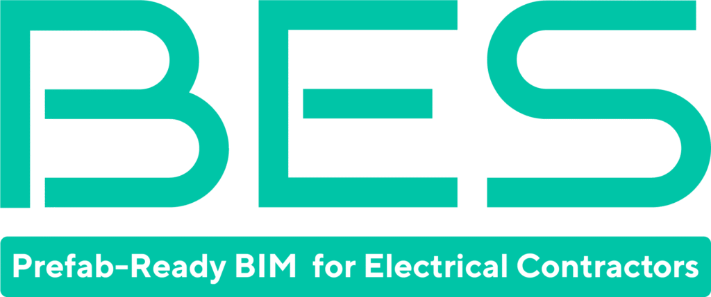 The logo for BES, a sponsor of Advancing Prefabrication 2026